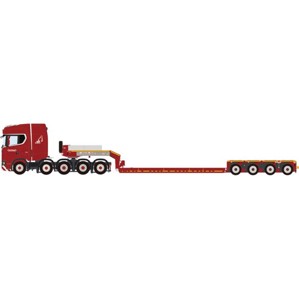 Scania S Highline CS20H 10x4 Lowloader 4 Axle Nooteboom Red Line